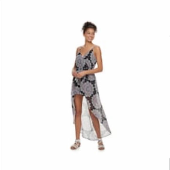 Lily Rose Pants - Lily Rose High-Low Maxi Romper Size XLarge